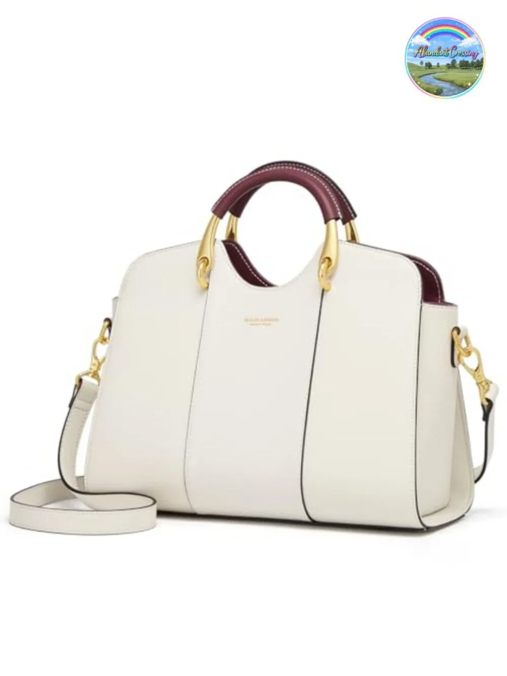 Genuine Leather Satchel Bag Waterproof Tote Shoulder Crossbody Handbag